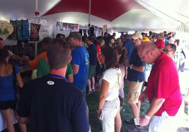 Great Taste of the Midwest beer tent